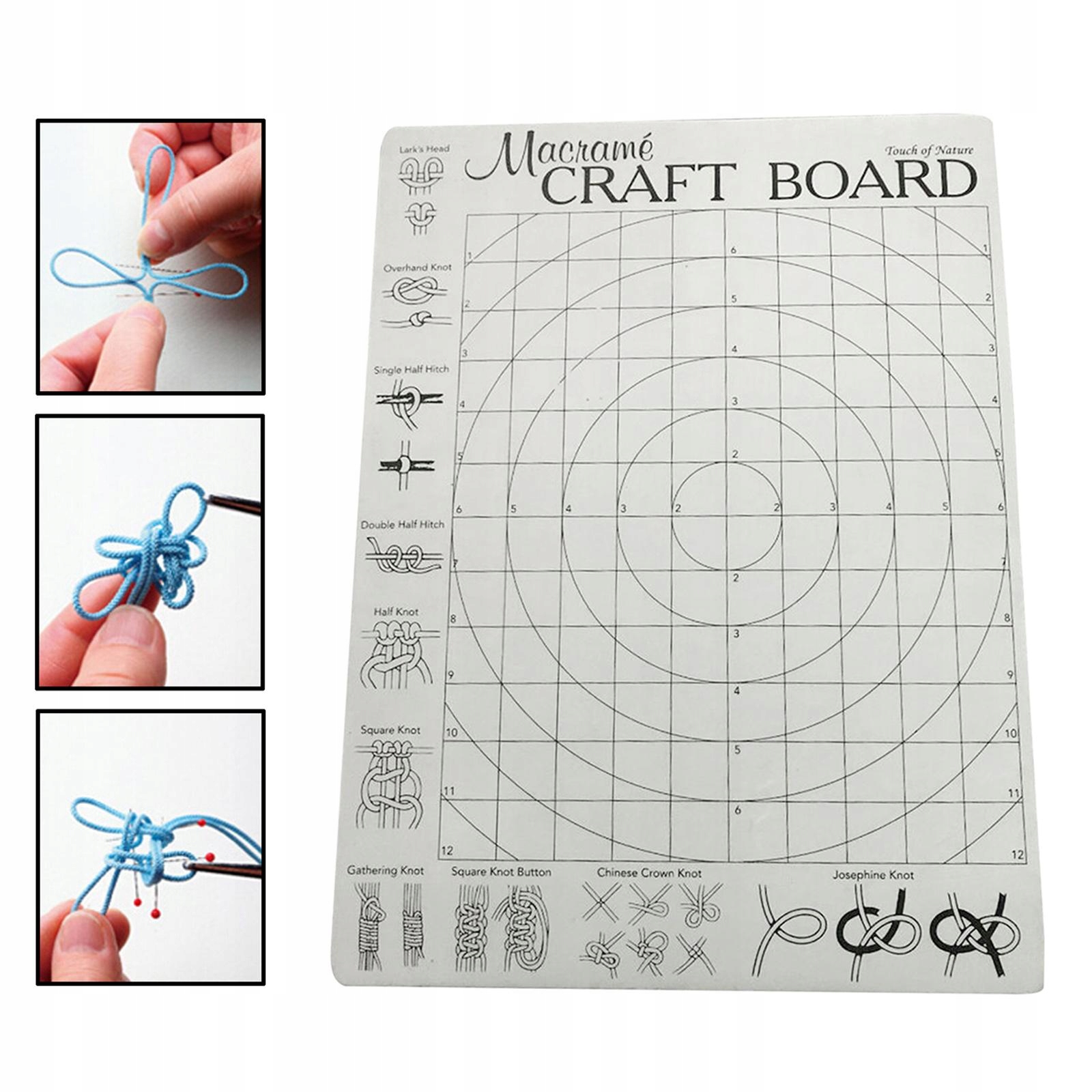 Rectangle Foam Macrame Board Macrame Braided Cord Kod producenta 0480924081451