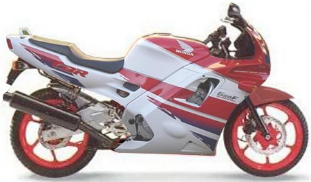 Samolepky Na Motocykl Juula Pro Honda Cbr 600 F 1992 Bílé NH193K