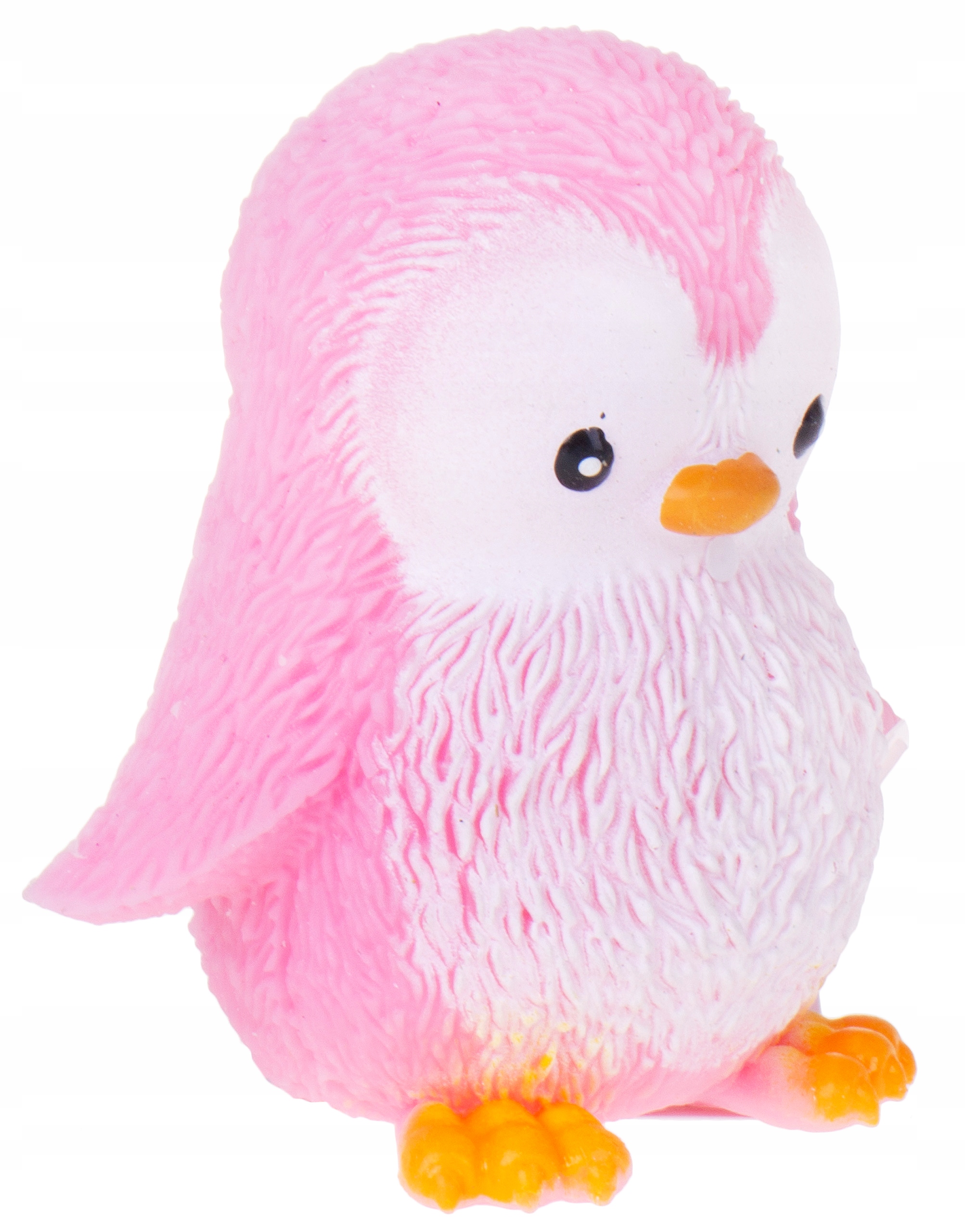 

Pingwinek Z Groszkiem Zabawka Gumowa Miękka Różowy