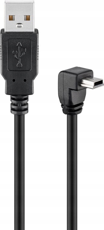 

Kabel Usb kątowy 2.0 Hi-Speed, Czarny 1.8 m
