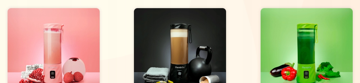 Oryginalny Blender Bezprzewodowy BlendyGo 3 Zielony USB Marka BlendyGo