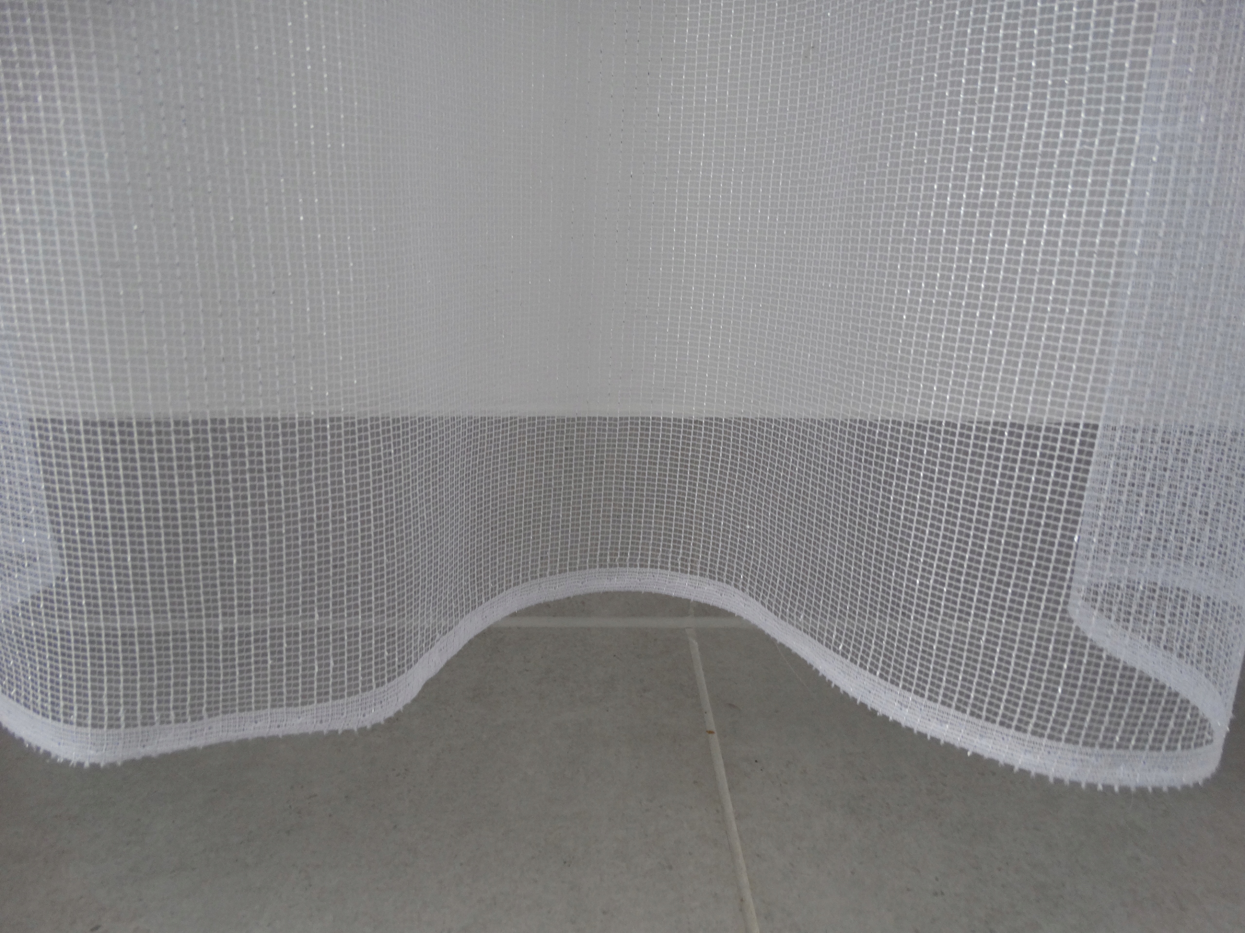 Mg Záclona Síťka Bílá stříbro 34933 400x160 cm hotová obšitá Bt M