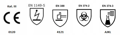 RĘKAWICE SUCHE SHOWA 660 ESD CZARNE - roz. 9 / L Kod producenta 660ESD