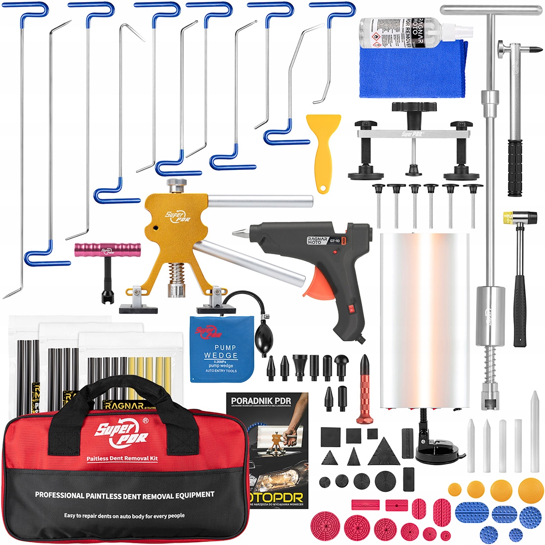Veľký Set Pdr S Drôtmi/lancami Na Odstraňovanie Záhybov 11X Lance