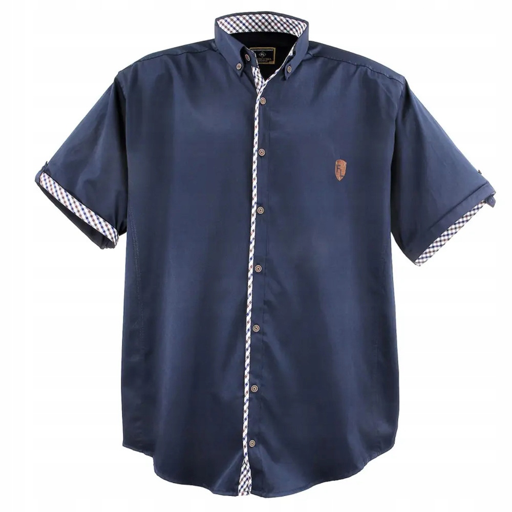 Lavecchia košile pánská 9003A nadměrné velikosti 5XL tmavě modrá