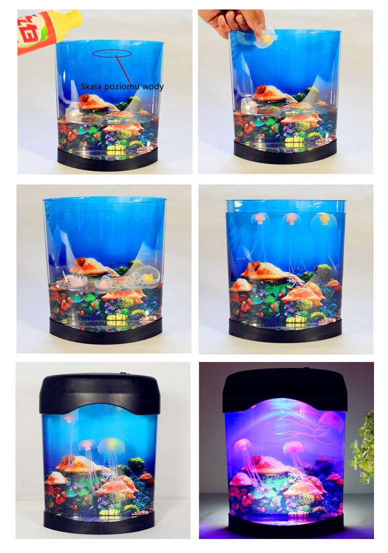 LAMPKA NOCNA LAMPA WODNA Z WOSKIEM LAWA LAVA Rodzaj gwintu zintegrowane źródło LED