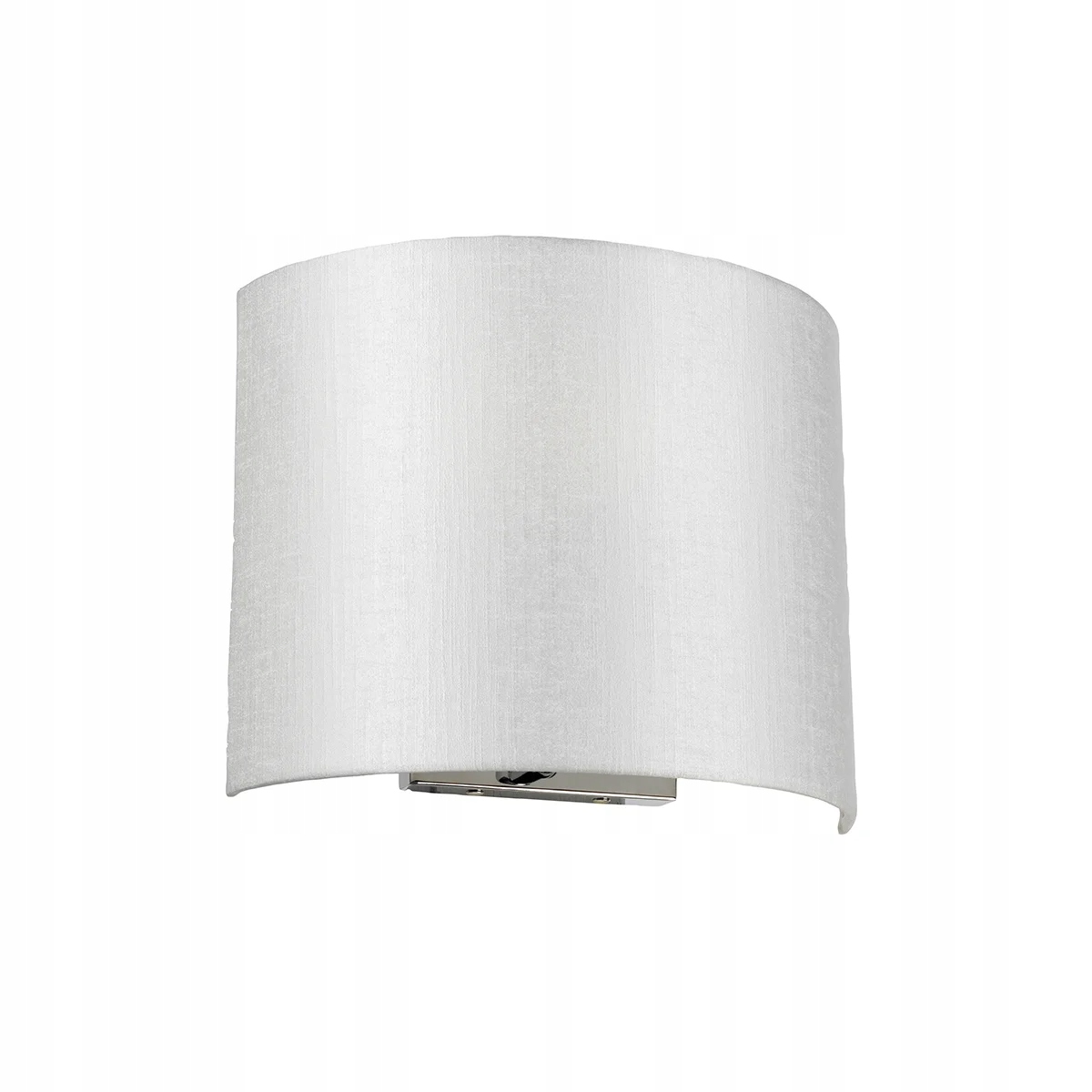 Nástenná lampa chrómová s krémovým tienidlom 29 cm do obývačky Designer's Lightbox