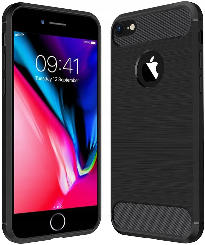 

Etui Pancerne Karbon do iPhone 7/8 Plus Szkło