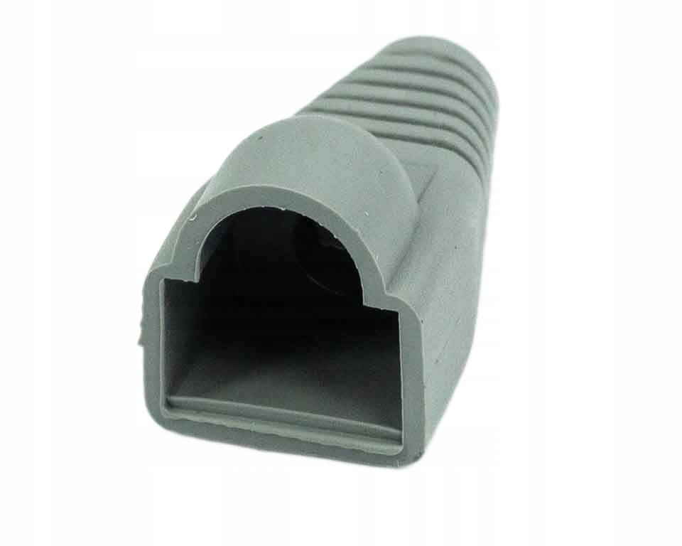 Osłona wtyczki w kolorze szarym RJ45 10 szt. Model Osłona Rj45