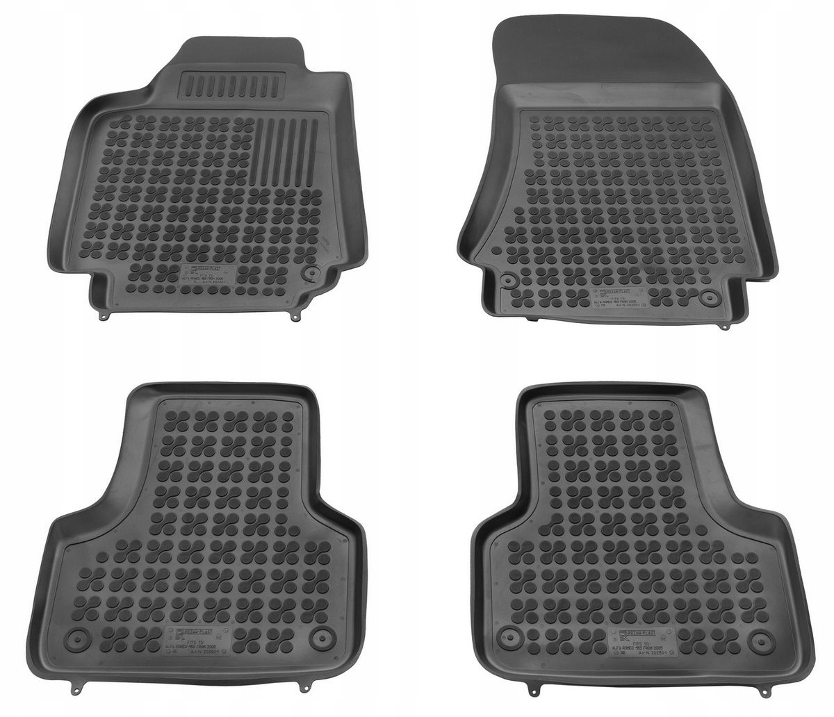 Gumové autokoberce Alfa Romeo 159, 2005-2011