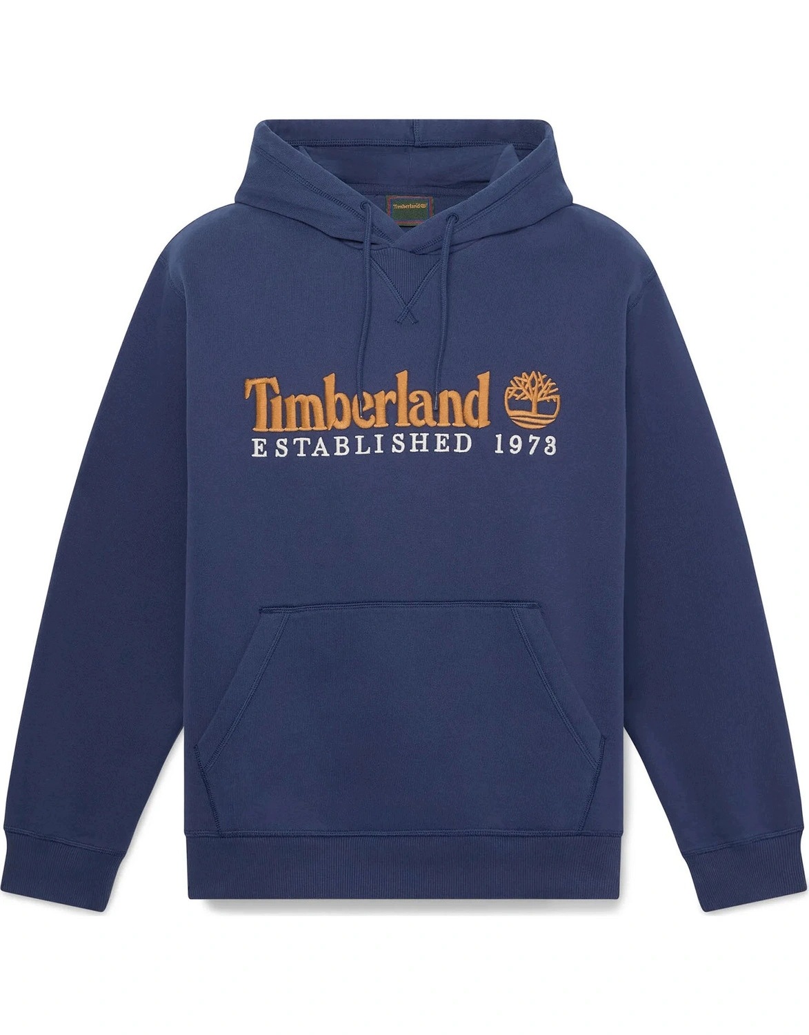 pánská mikina Timberland s kapucí s kapucí a kapucí Established námořnická modrá bavlna