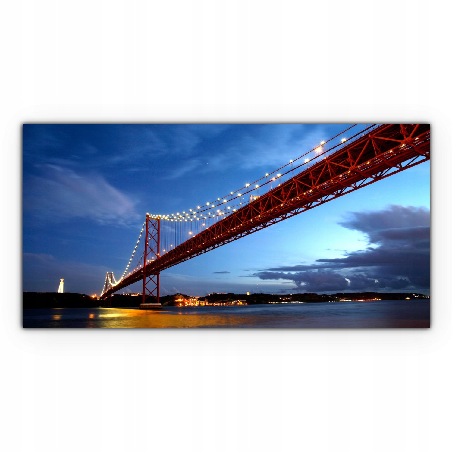 

Canvas do sypialni 120x60 Lizbona Most Krajobraz