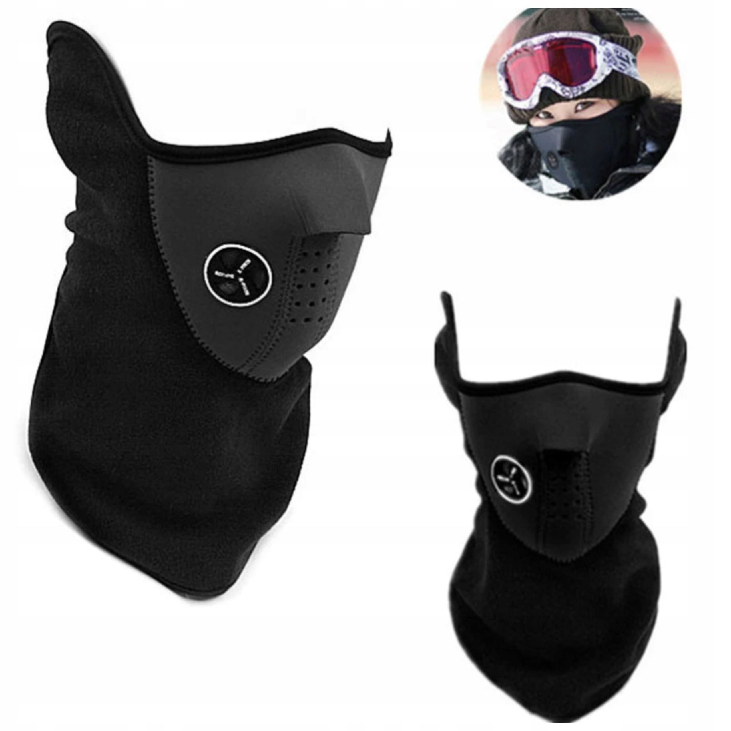 MASKA KOMINIARKA NEOPRENOWA TERMOAKTYWNA NA NARTY DO BIEGANIA ZIMOWA KOMIN