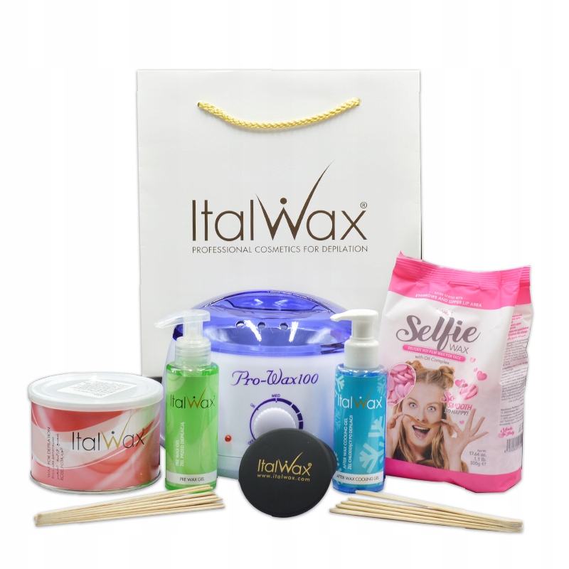 

Zestaw Original ItalWax SELFIE+puszka+podgrzewacz