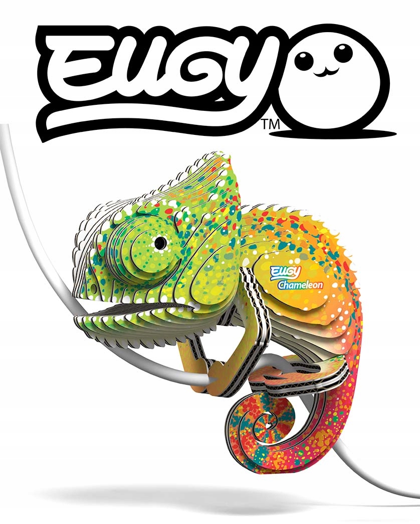 

Eugy Kameleon Eko Układanka Puzzle 3D edukacyjne