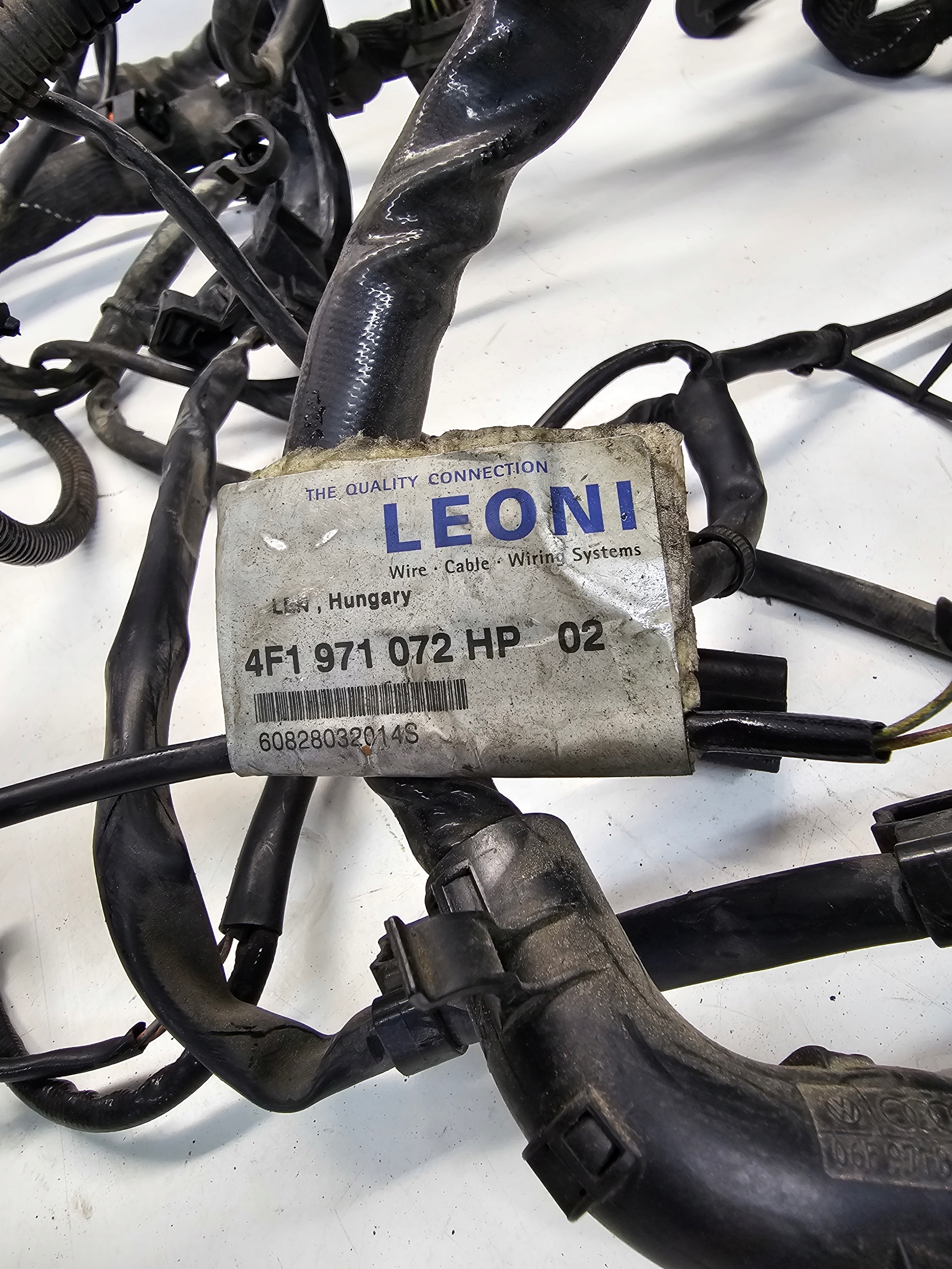 bundle motor wiring AUDI A6 C6 2.0 TFSI 4F1971072HP