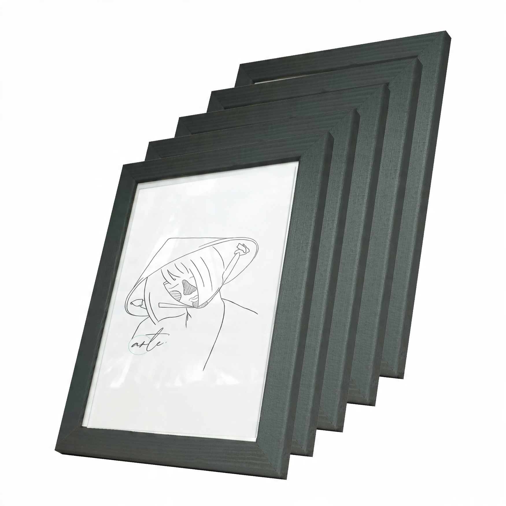 

Zestaw Ramka Sosna Szary na Zdjęcia 10x15cm-5szt