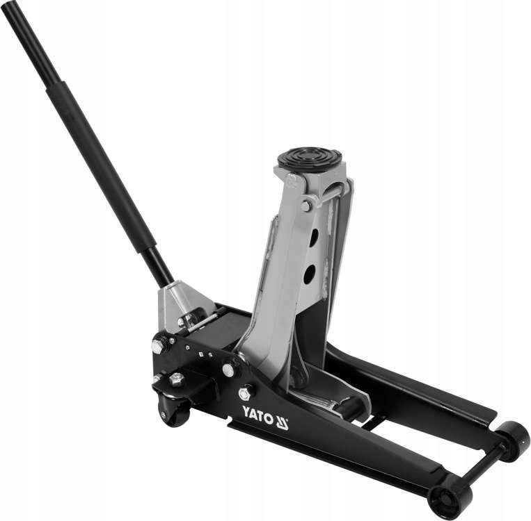 YATO LEWAREK PODNOŚNIK NISKOPROFILOWY DWUTŁOKOWY SAMOCHODOWY 2,5 ŻABA 17207 Udźwig 2500 kg