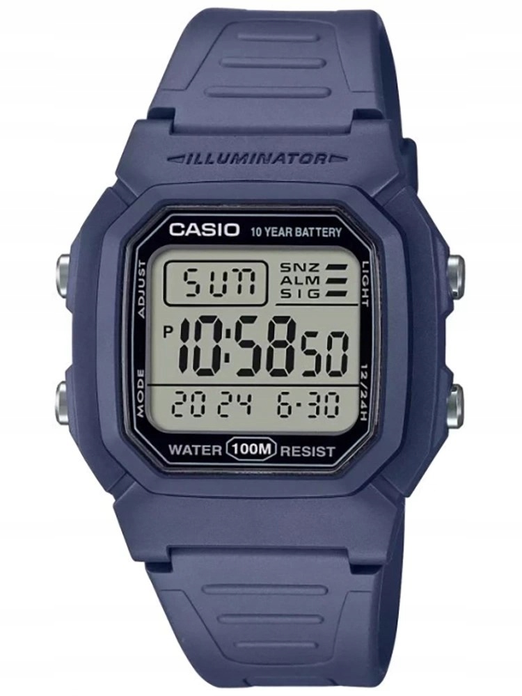 Pánské Hodinky Casio W-800H-2A (zd100c) Klasika Box