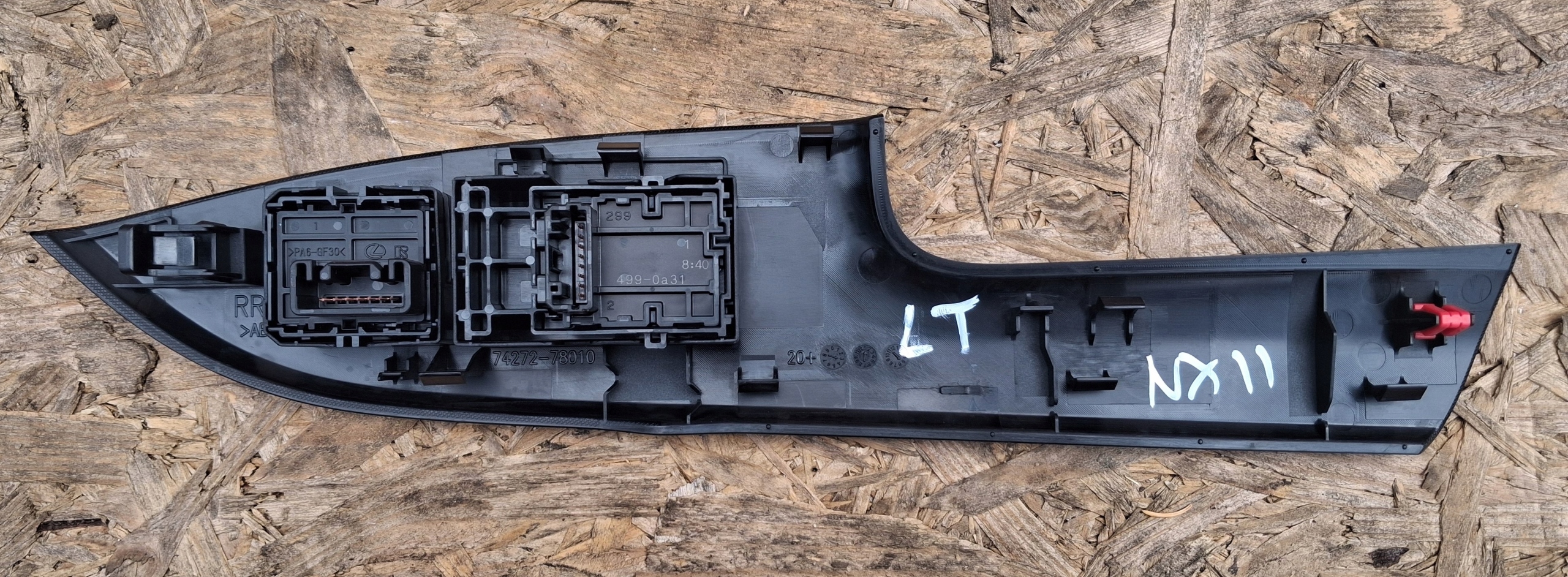 control panel of the window left rear part LEXUS NX II 7427278010