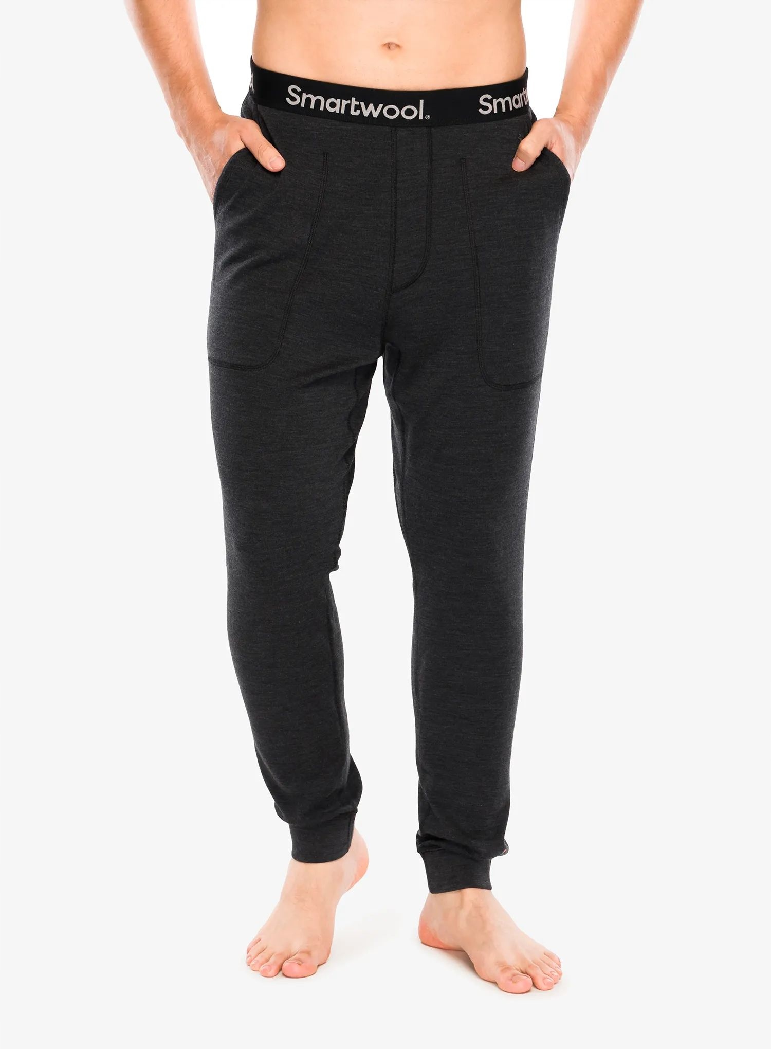 Termoaktivní legíny Smartwool Thermal Merino Jogger Charcoal XL