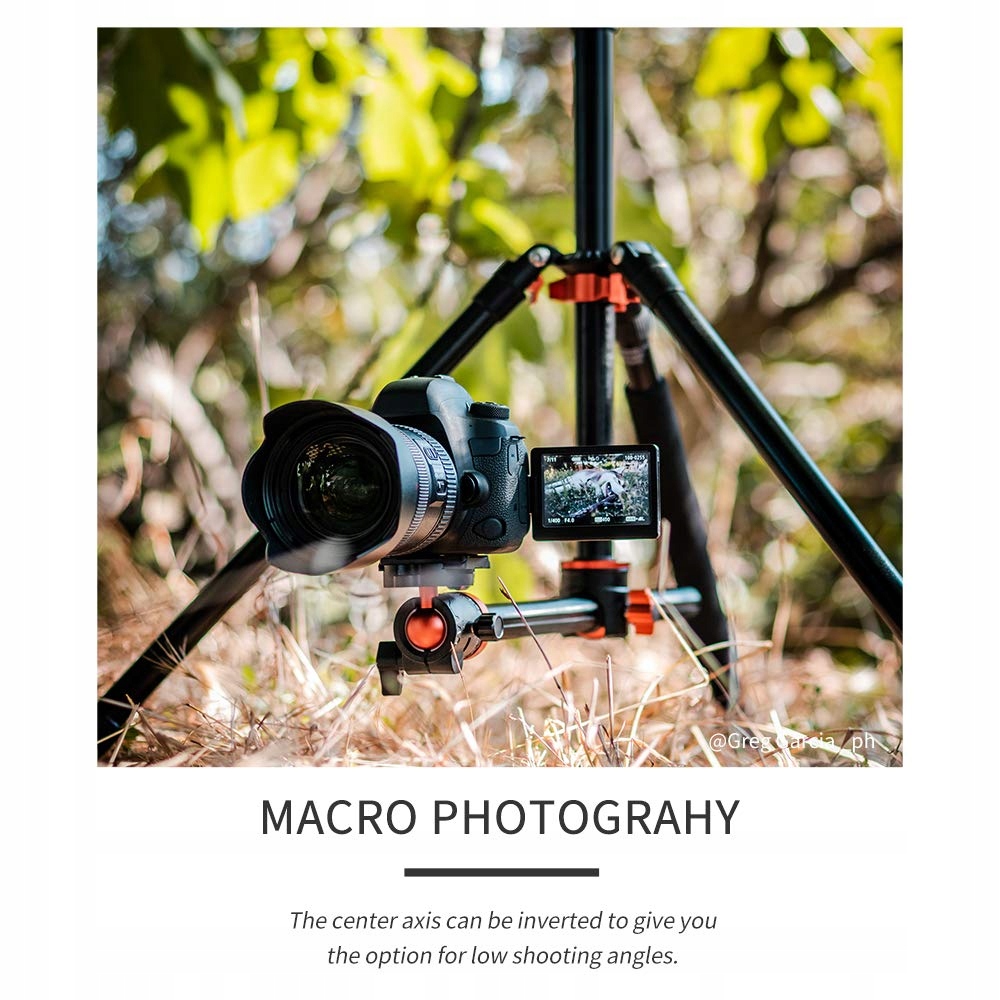 K&F CONCEPT Statyw 238CM 90° Kolumna 360° Panorama Torba Tripod Kamera — miniatura 2
