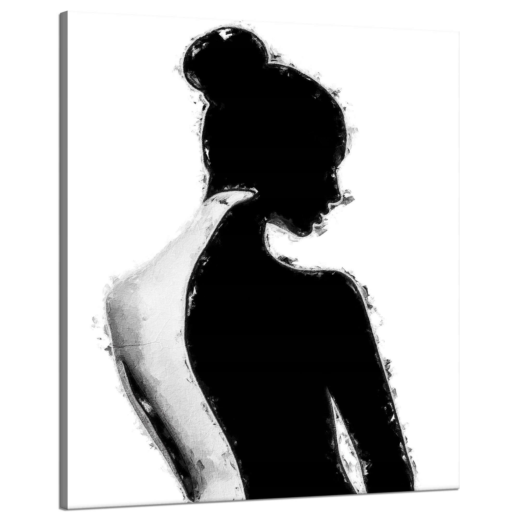 Obraz na plátně Černobílá žena Umění mimo 80 x 100 cm