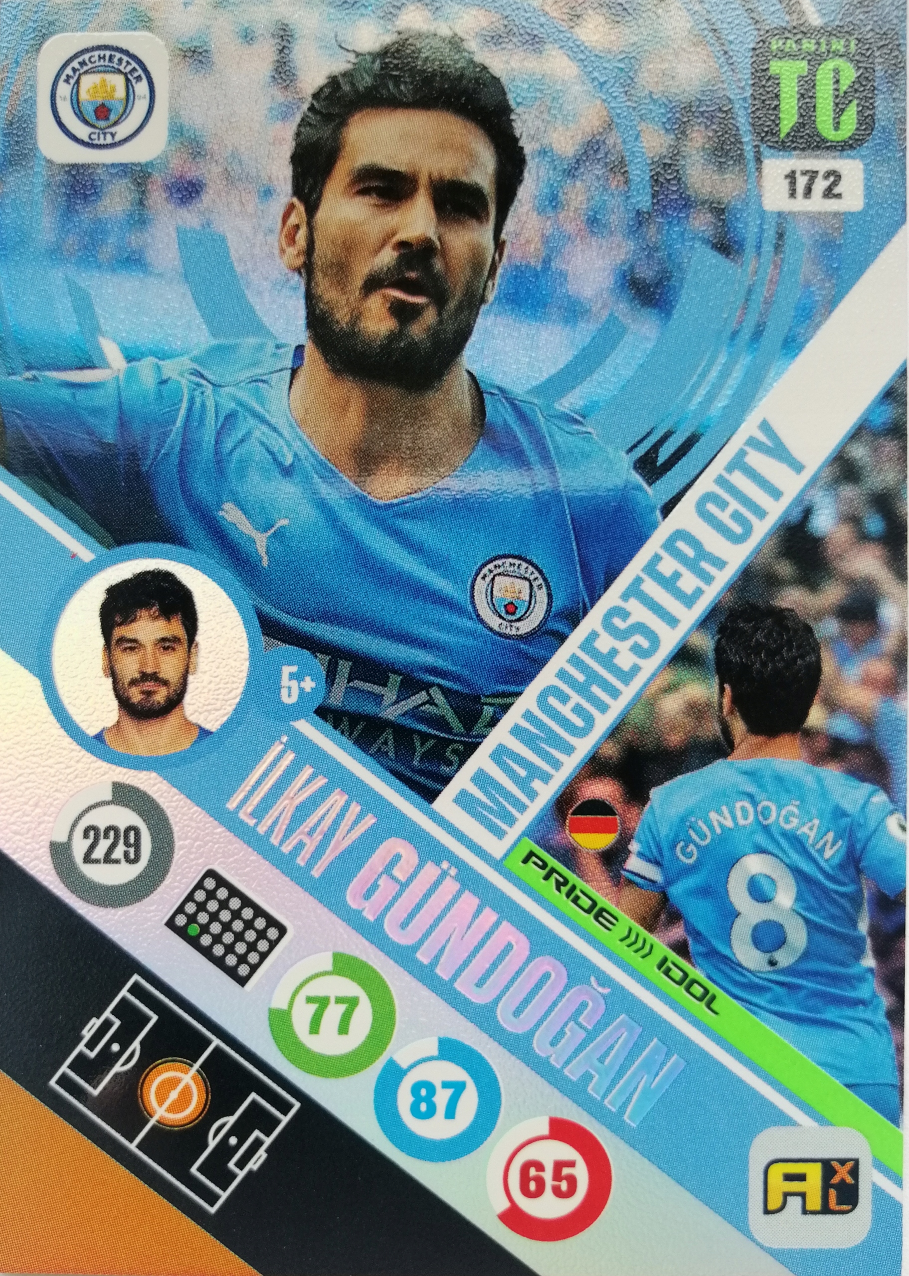 Panini Top Class Pride Idol 172 Gundogan MC