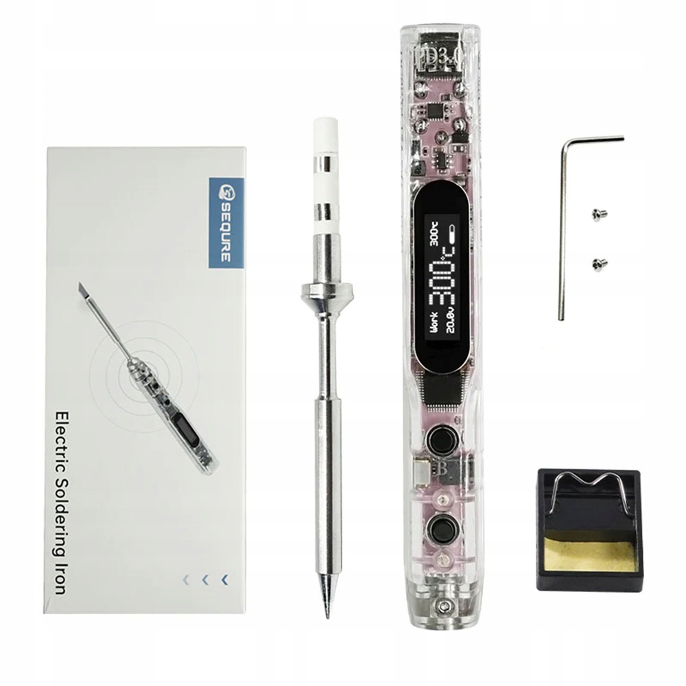 Sequre páječka SI012 Pro Max s hrotem TS-B2 s barevným podsvícením