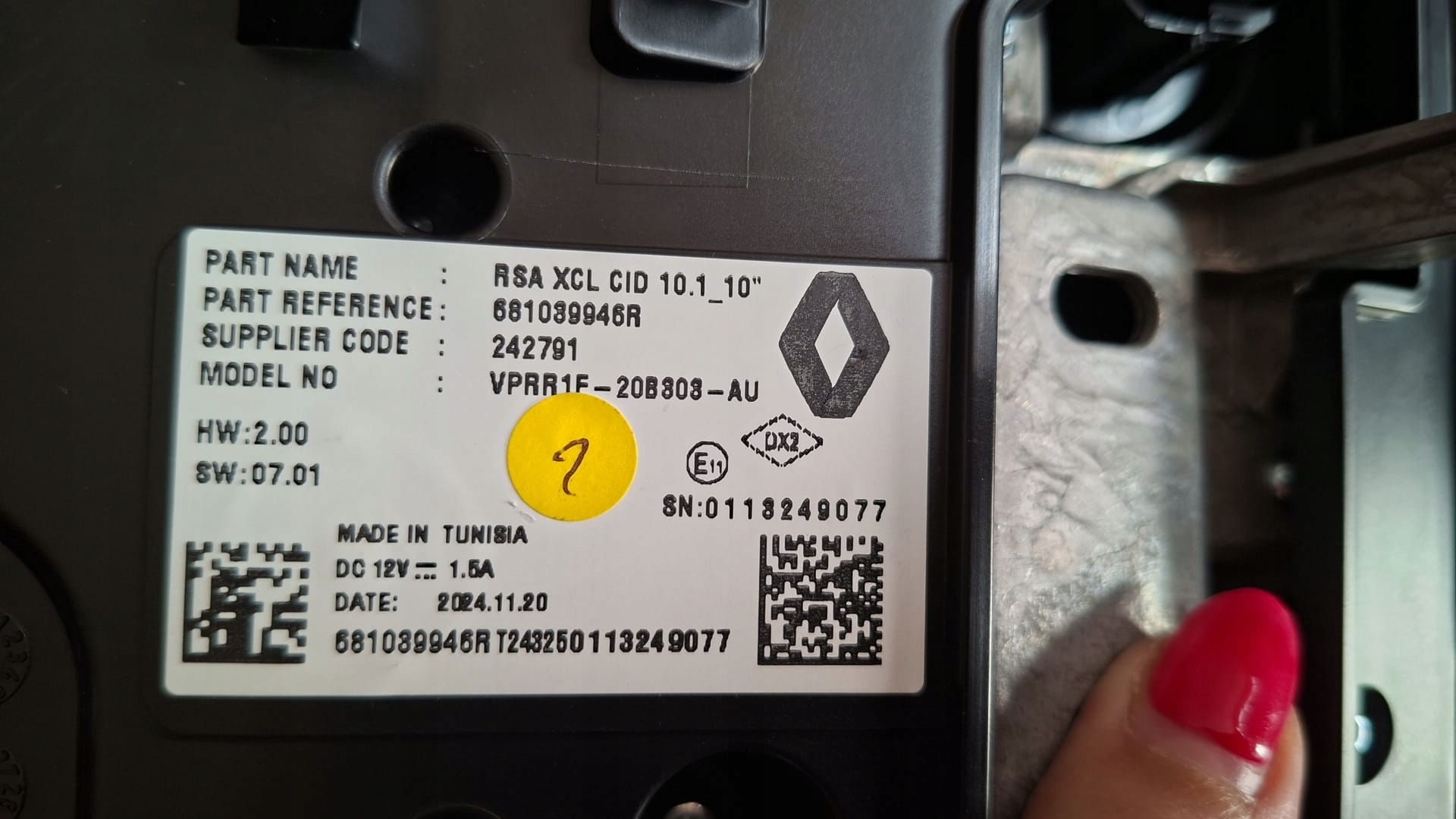 display Renault 4 681039946R