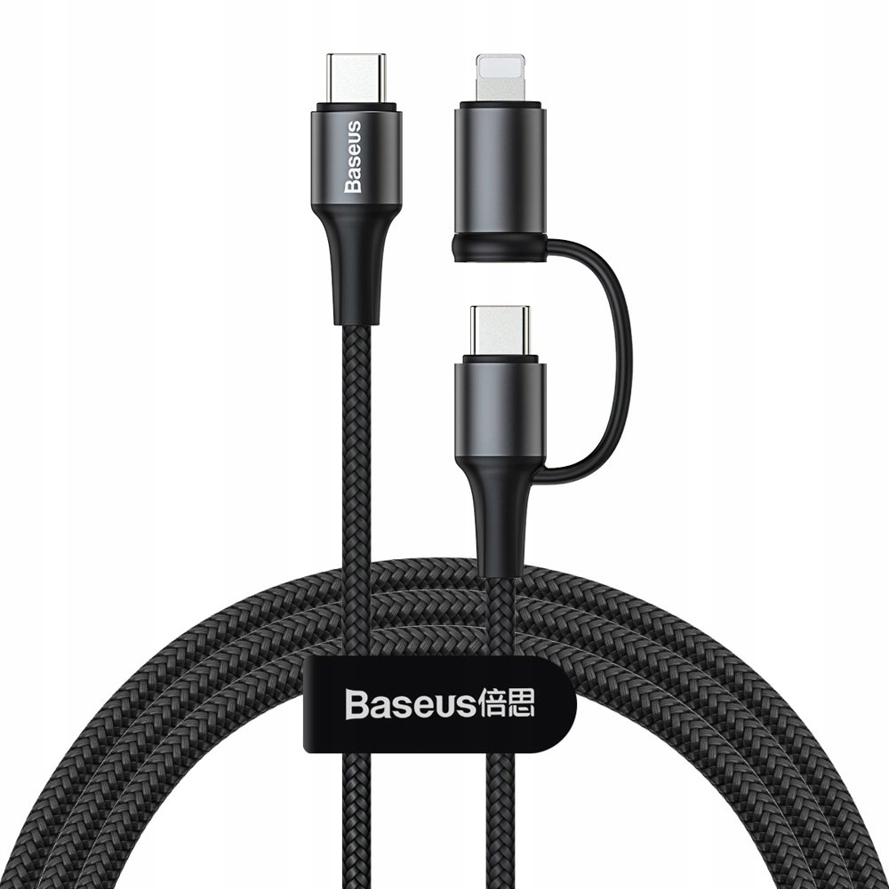 

Kabel Baseus Usb Typ-C - Usb Lightning + Typ-C 1m