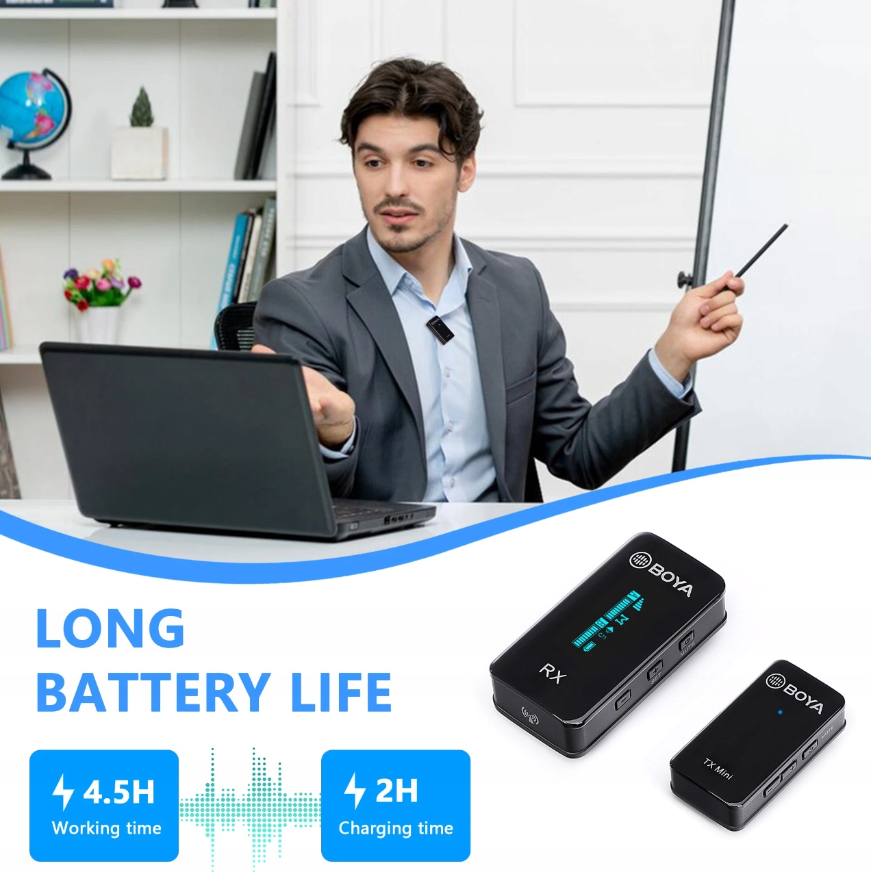Mikrofon dynamiczny BOYA BY-XM6-S2 Mini Marka BOYA