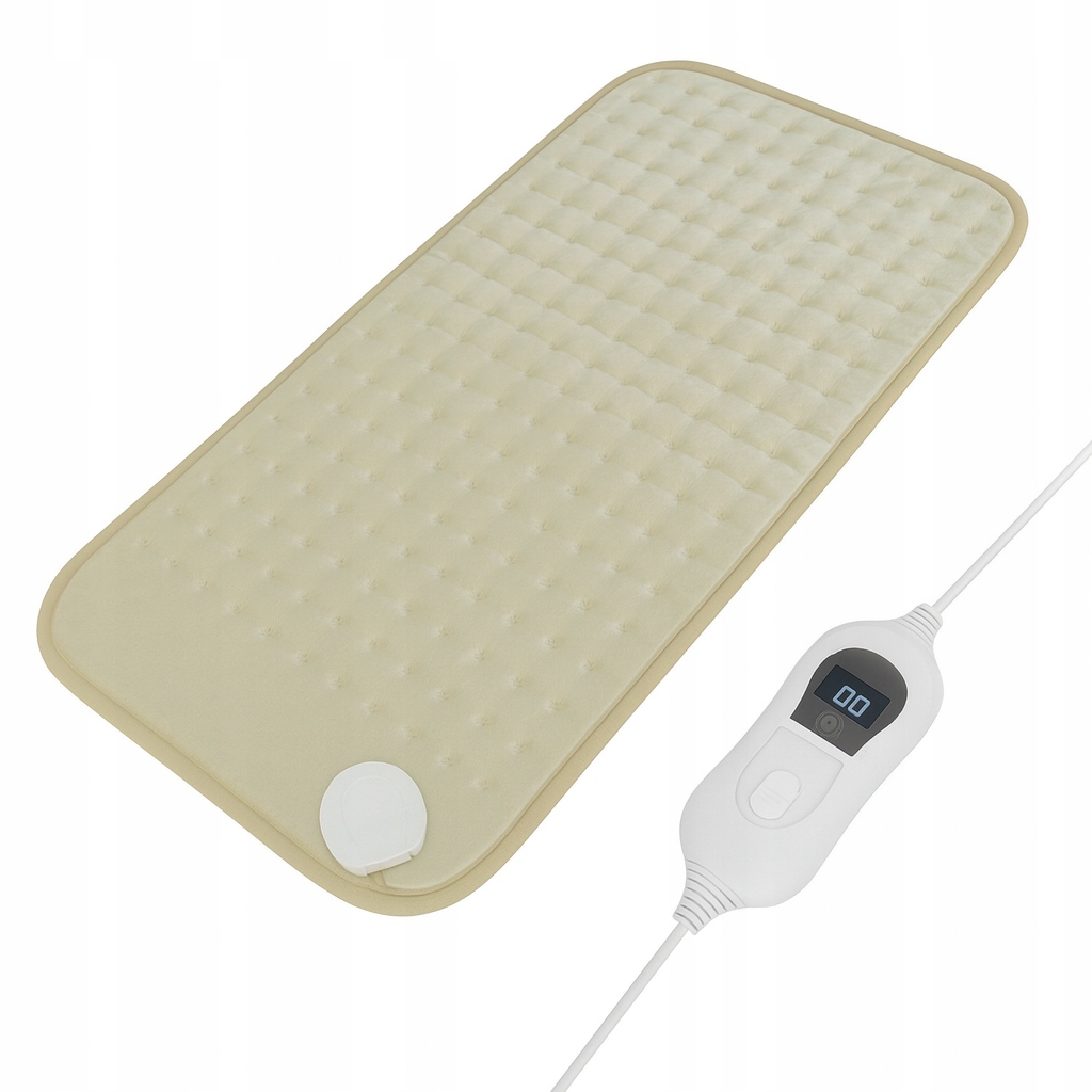 Poduszka Mata Grzejąca Elektryczna Miękka Grzewcza Tryby Grzania Z Timerem
