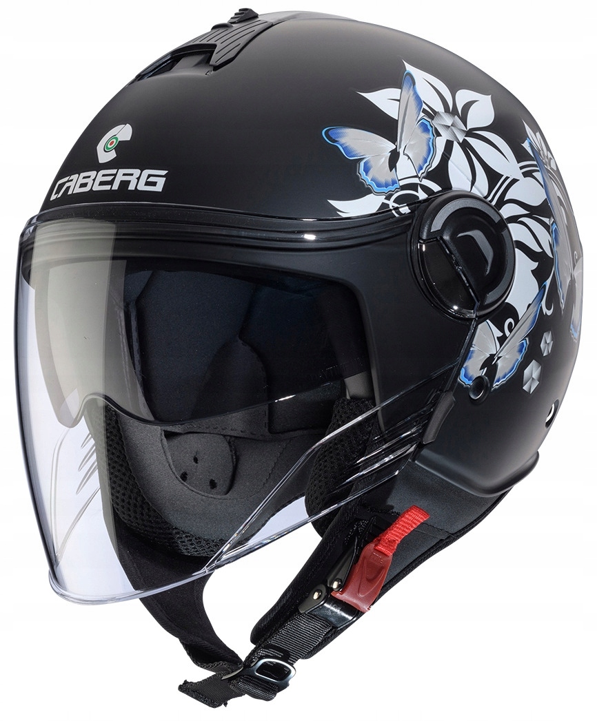 Caberg Rivera V4X Mia Black Matt Motocyklová Prilba Otvorená Je Čierna Matná