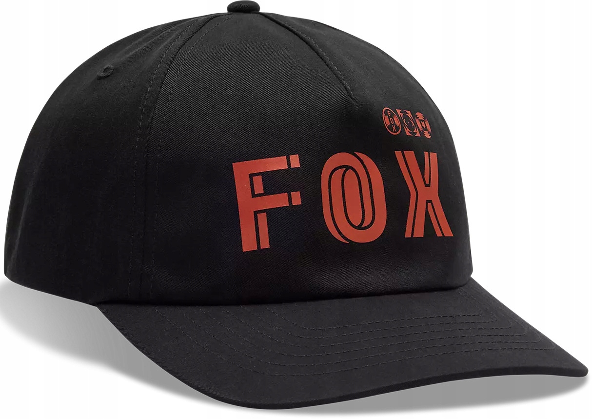 Czapka z Daszkiem Snapback Fox Glyph Adjustable Hat Black