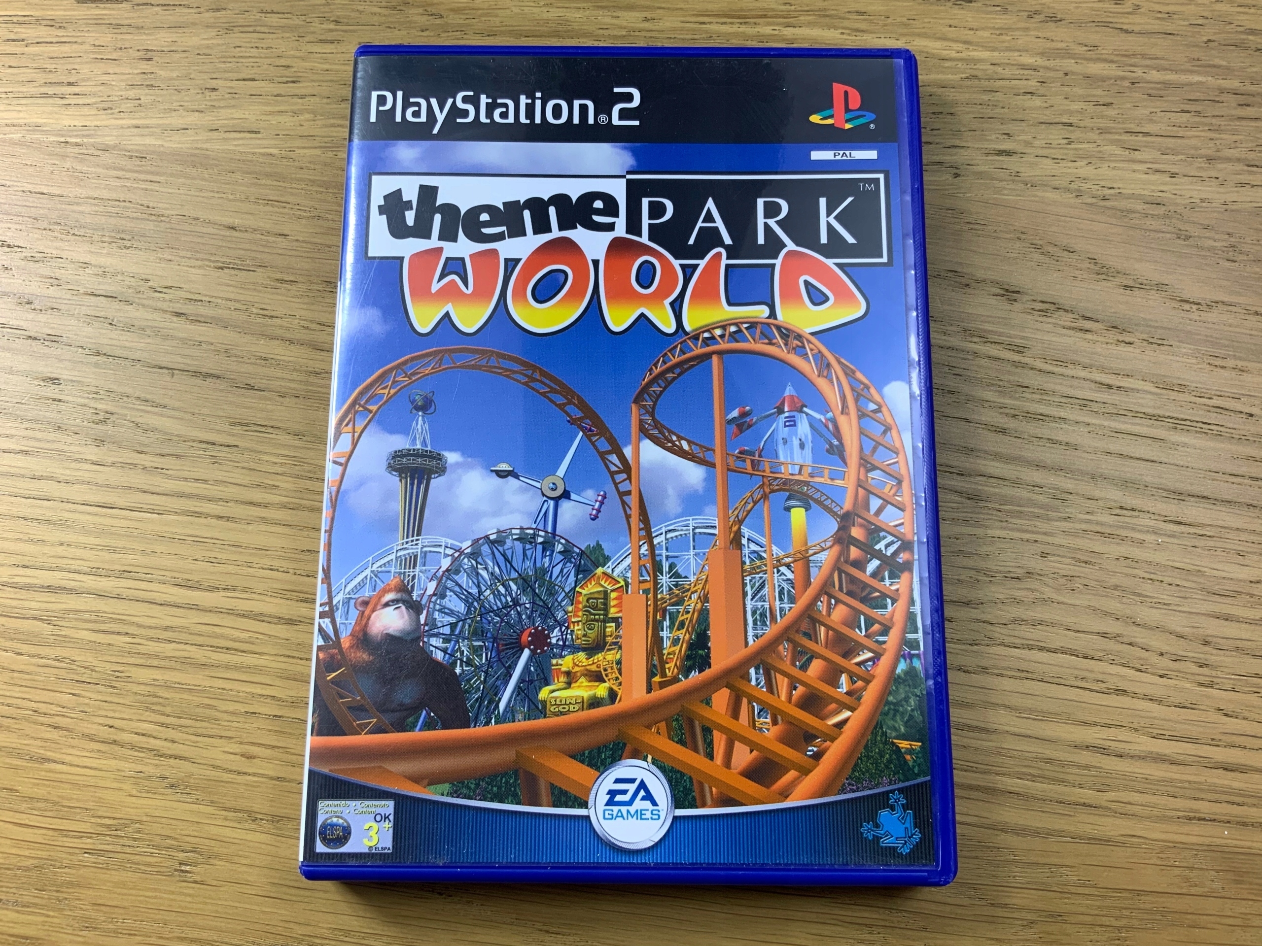 THEME PARK WORLD płyta ideał komplet premiera PS2 Platforma PlayStation 2 (PS2)
