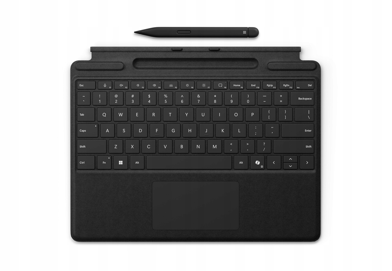 Microsoft Surface Pro Keyboard Slim Pen 2 Bundle (Black), Commercial, Eng