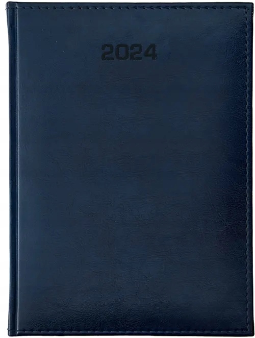 KALENDARZ A4 TYGODNIOWY Z NOTESEM 2024 TERMINARZ NEBRASKA NIEBIESKI