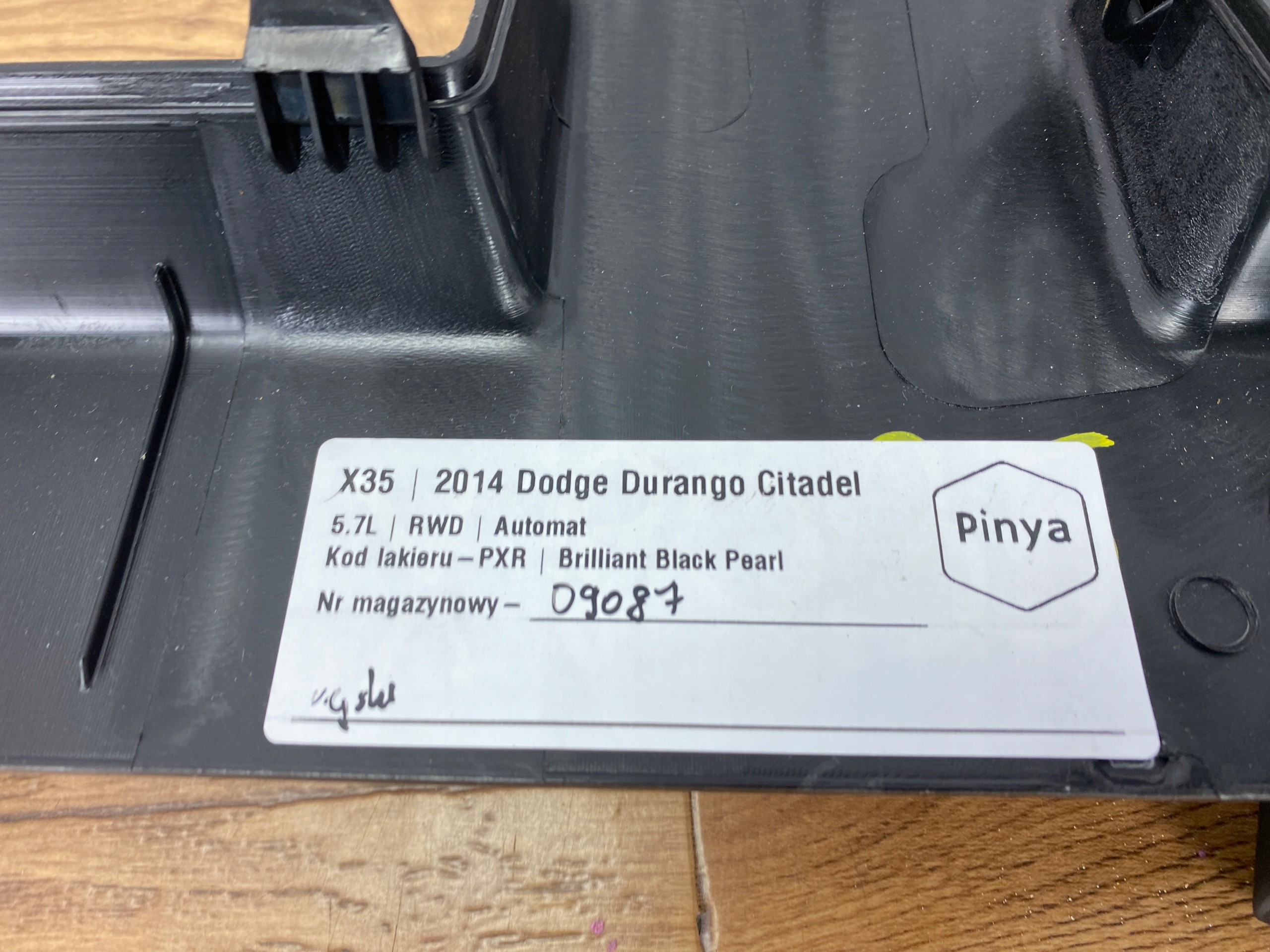cover spoiler pasow seats Dodge Durango 2015+ USA