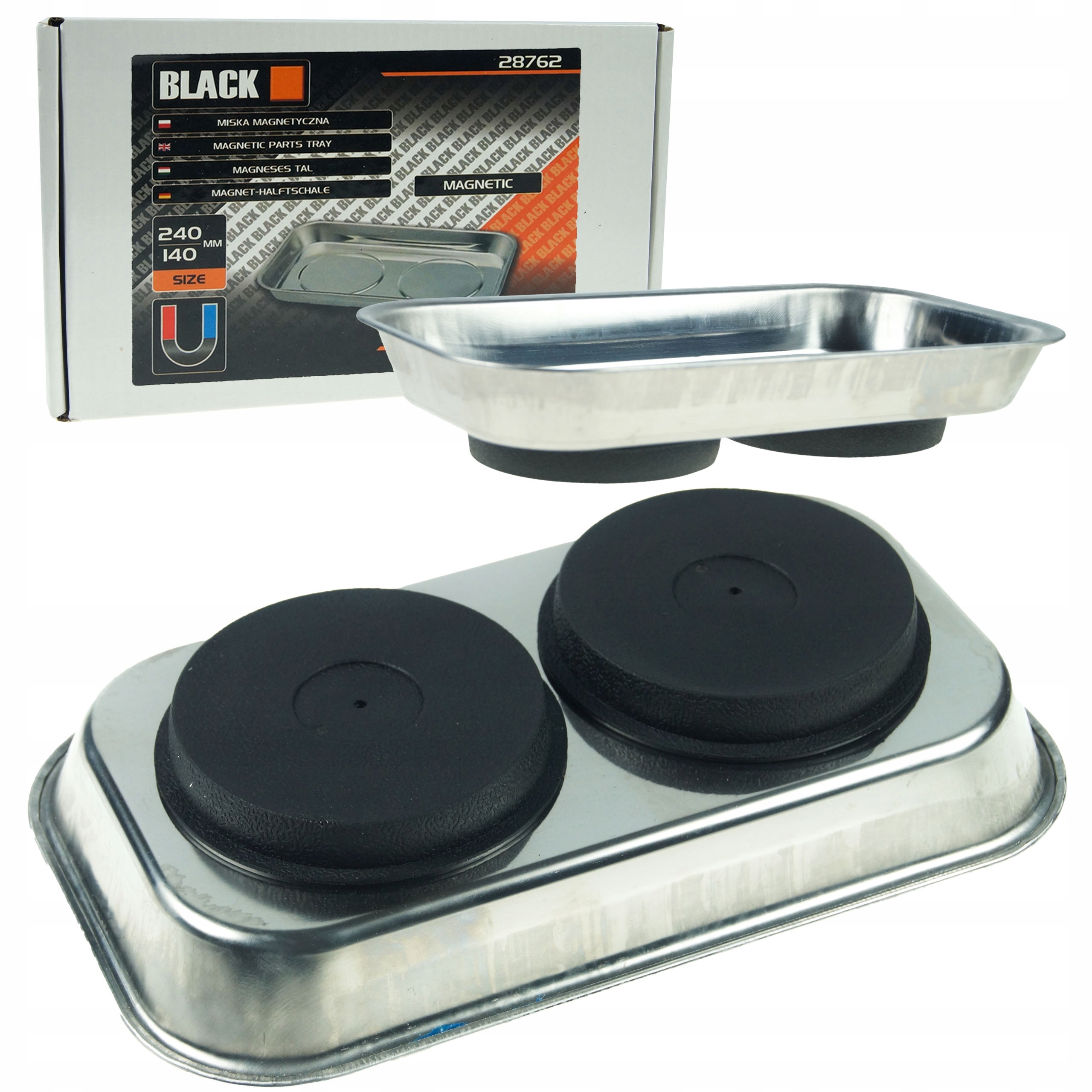 MISKA MAGNETYCZNA WARSZTATOWA KWADRATOWA 237X137MM