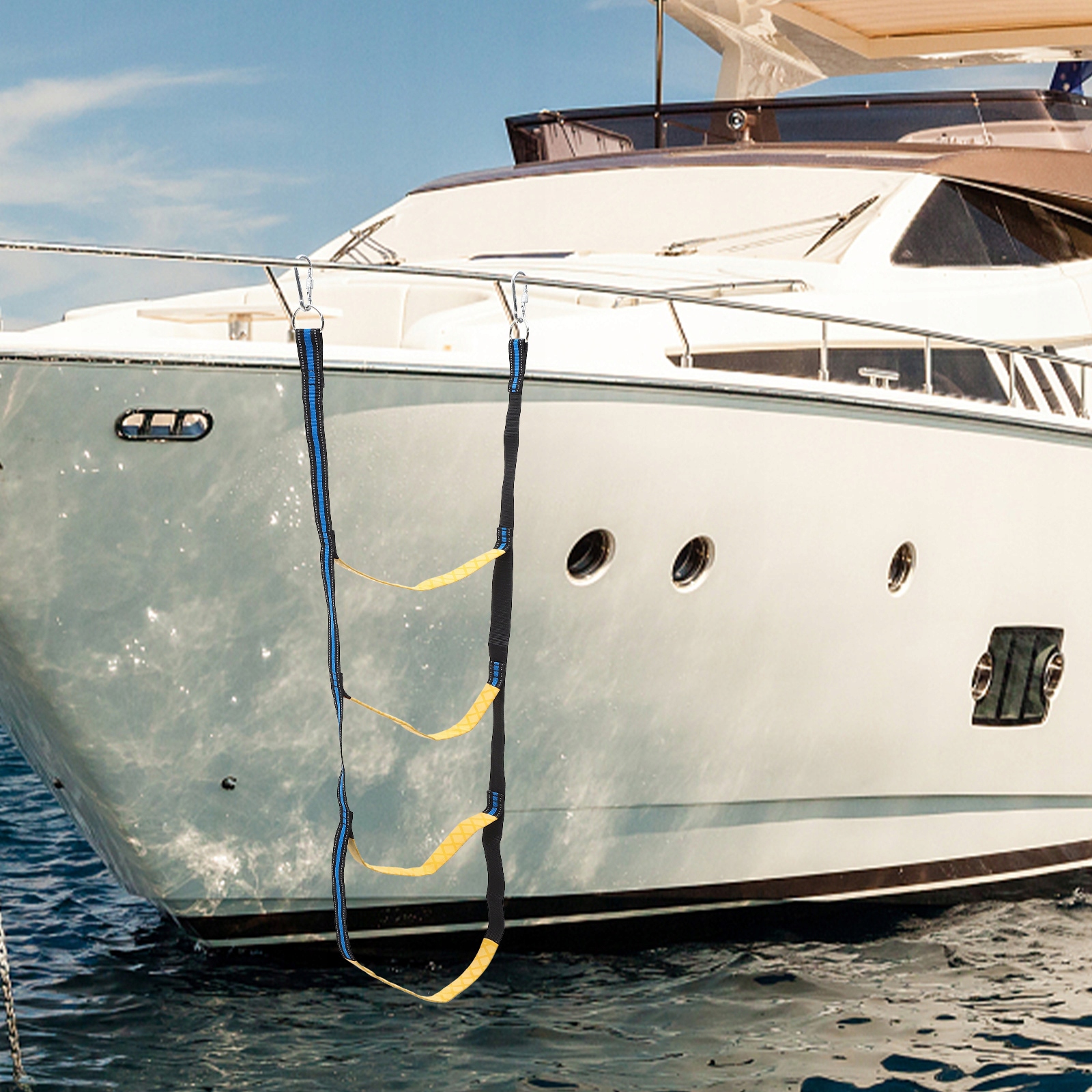 WYGODNA DRABINKA DO ŁODZI SKŁADANA PRZENOŚNA Model 43384290