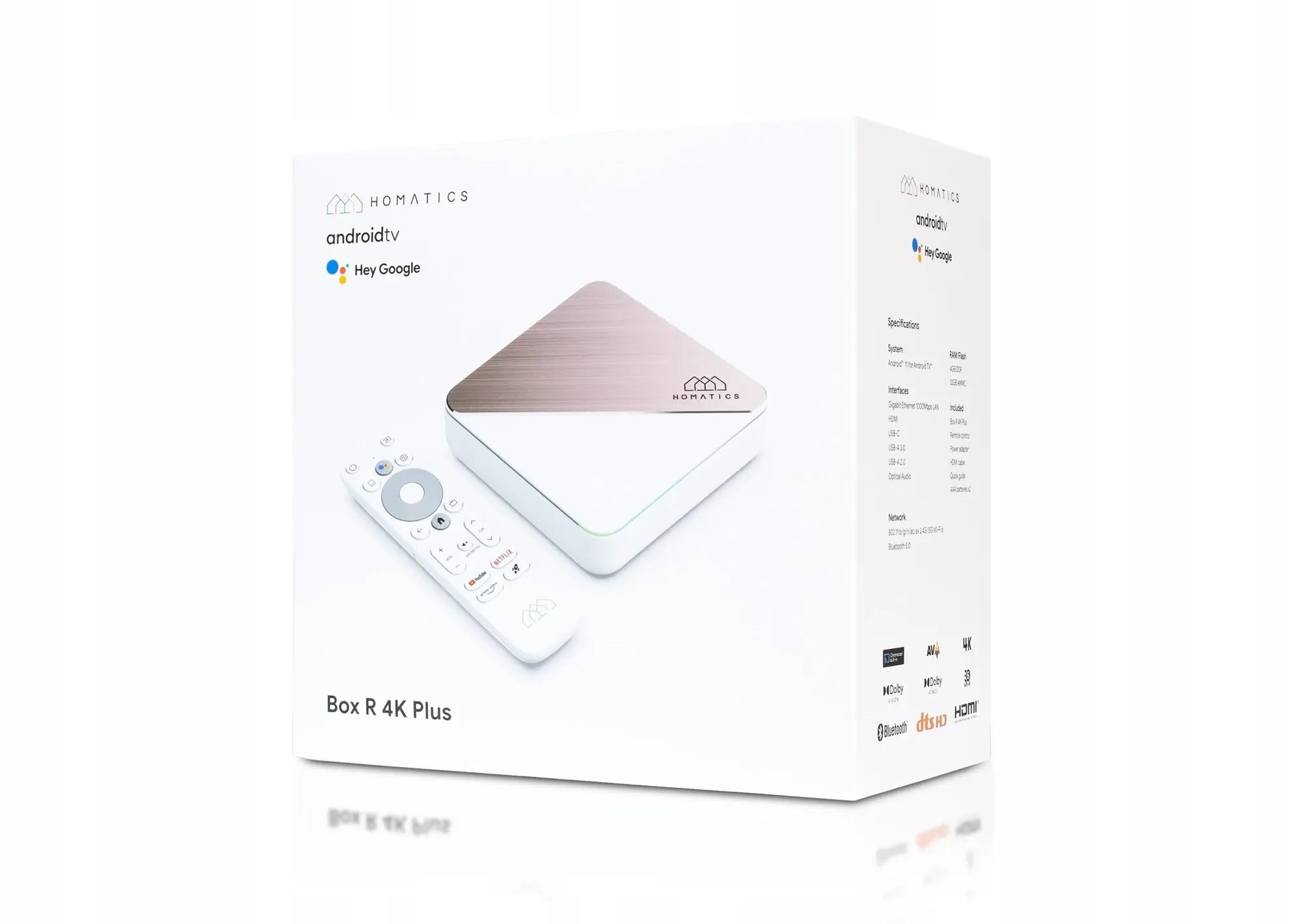 Smart Homatics Box R PLUS Android TV 11 WiFi 4K EAN (GTIN) 8588003477170