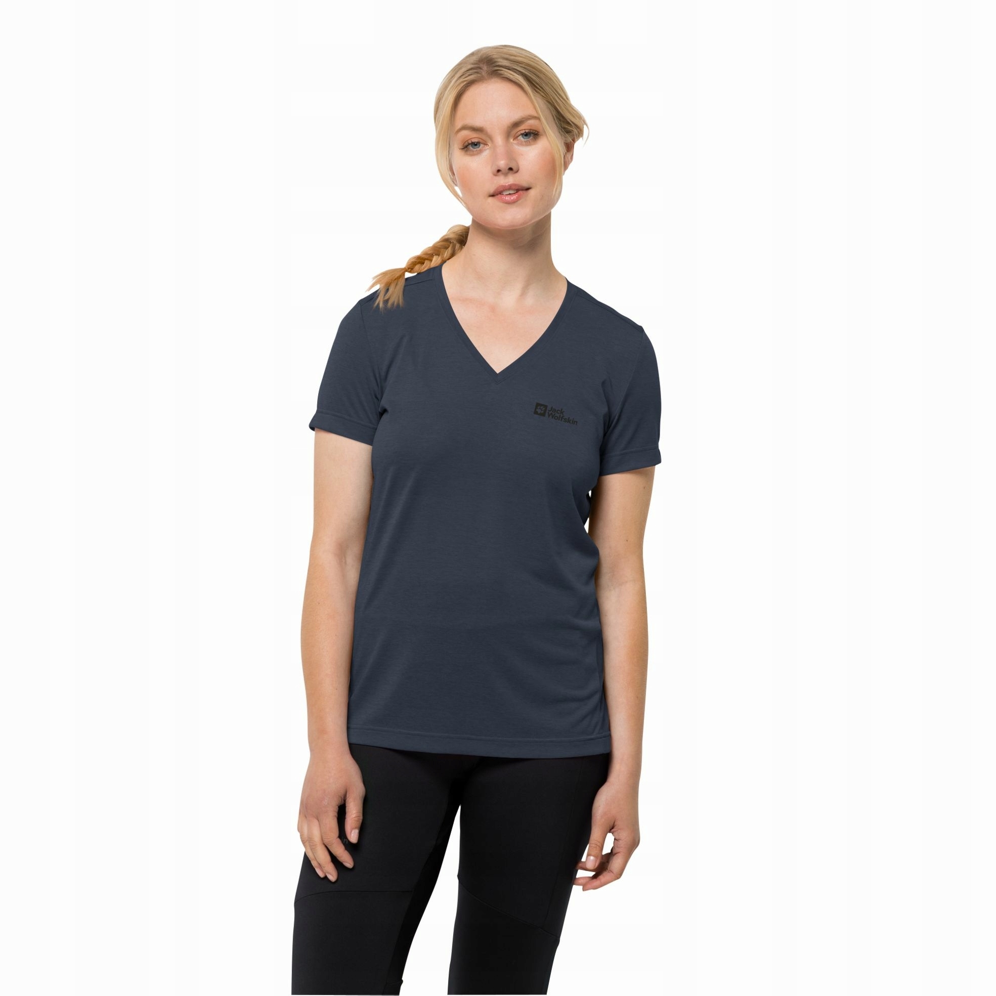 T-shirt damski Jack Wolfskin Crosstrail T night blue S