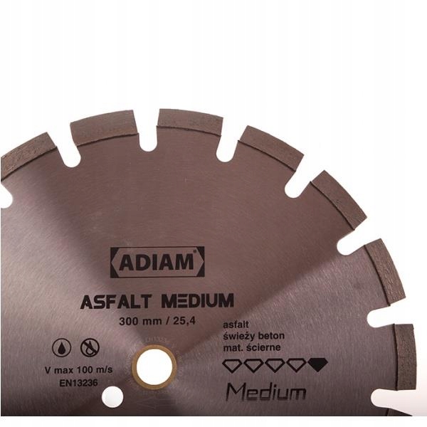 Tarcza Asfalt Medium 600 MM 25,4 MM
