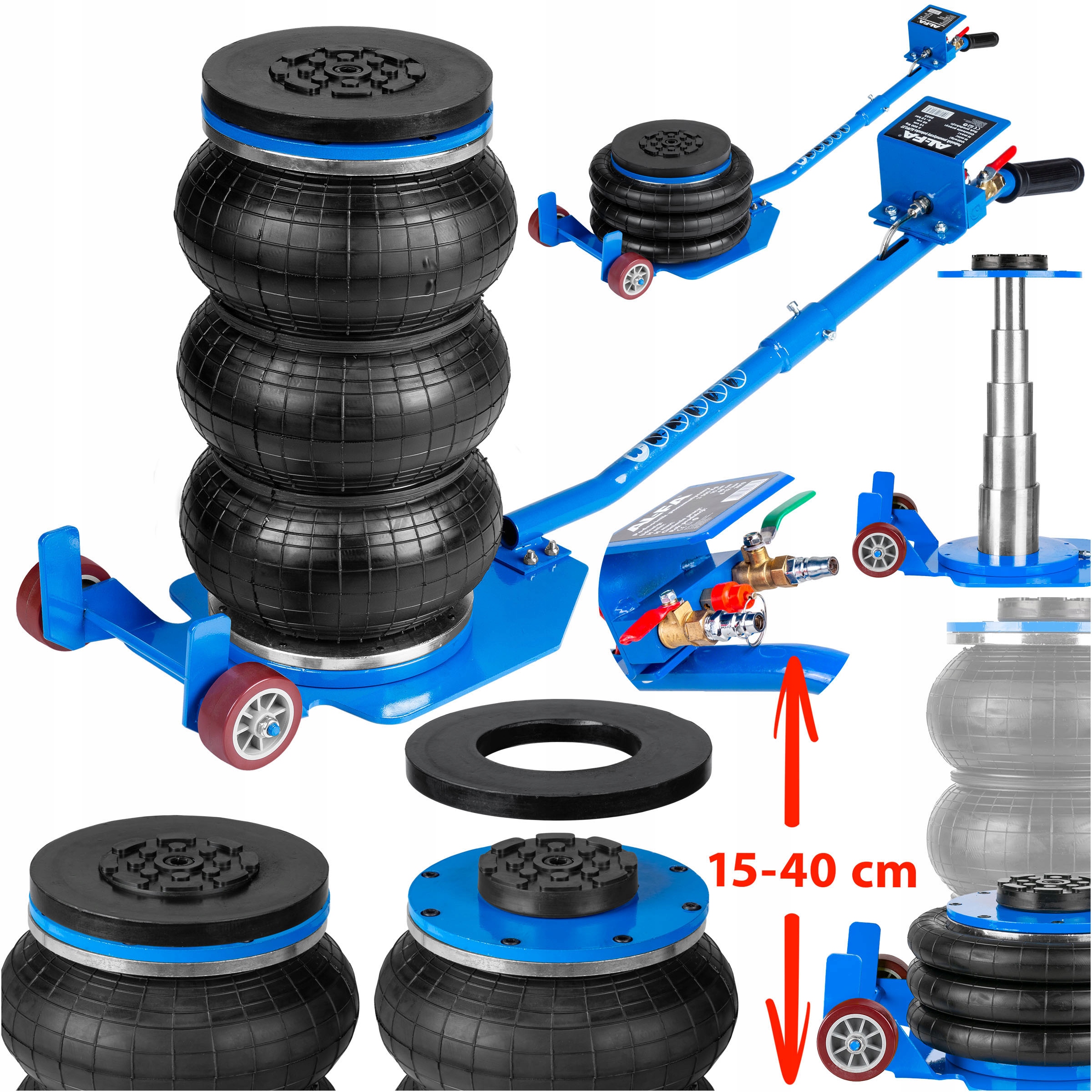 PODNOŚNIK PNEUMATYCZNY PODUSZKA BAŁWANEK 3,5T LEWAREK SAMOCHODOWY 3500 KG