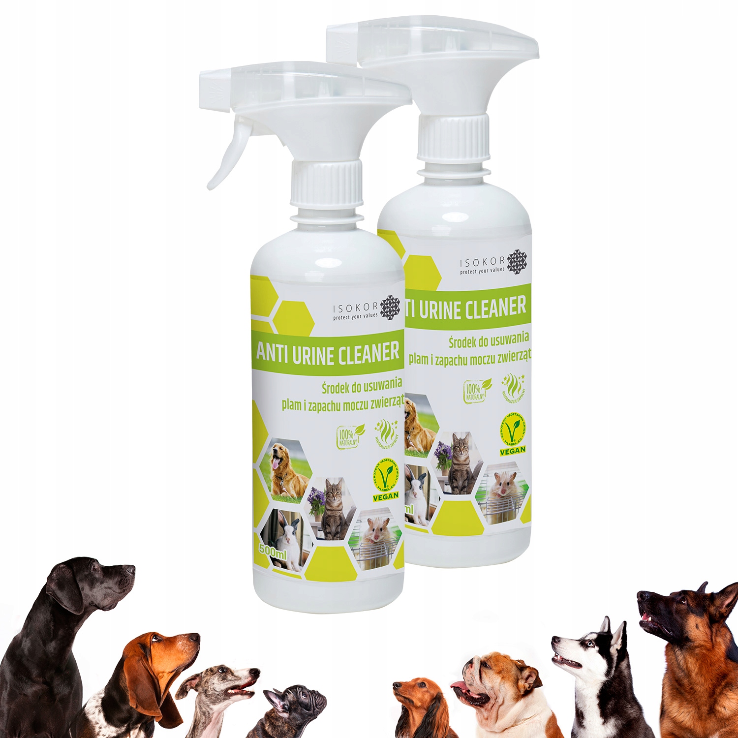 

Neutralizator Zapachu Moczu Psa 2x 500ml Isokor