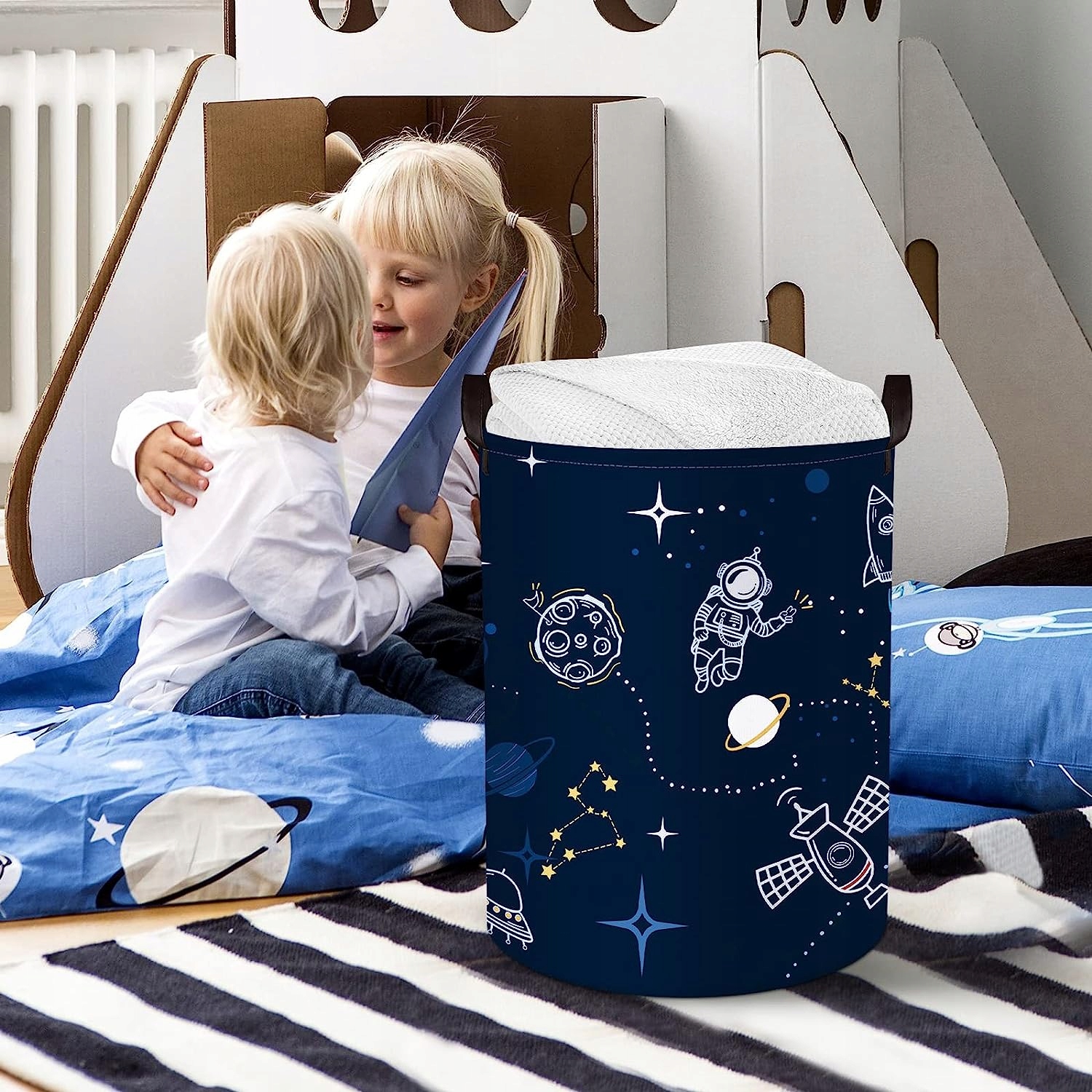 KOSZ NA PRANIE BRUDNĄ BIELIZNĘ DLA DZIECI 36L Wysokość produktu 45 cm