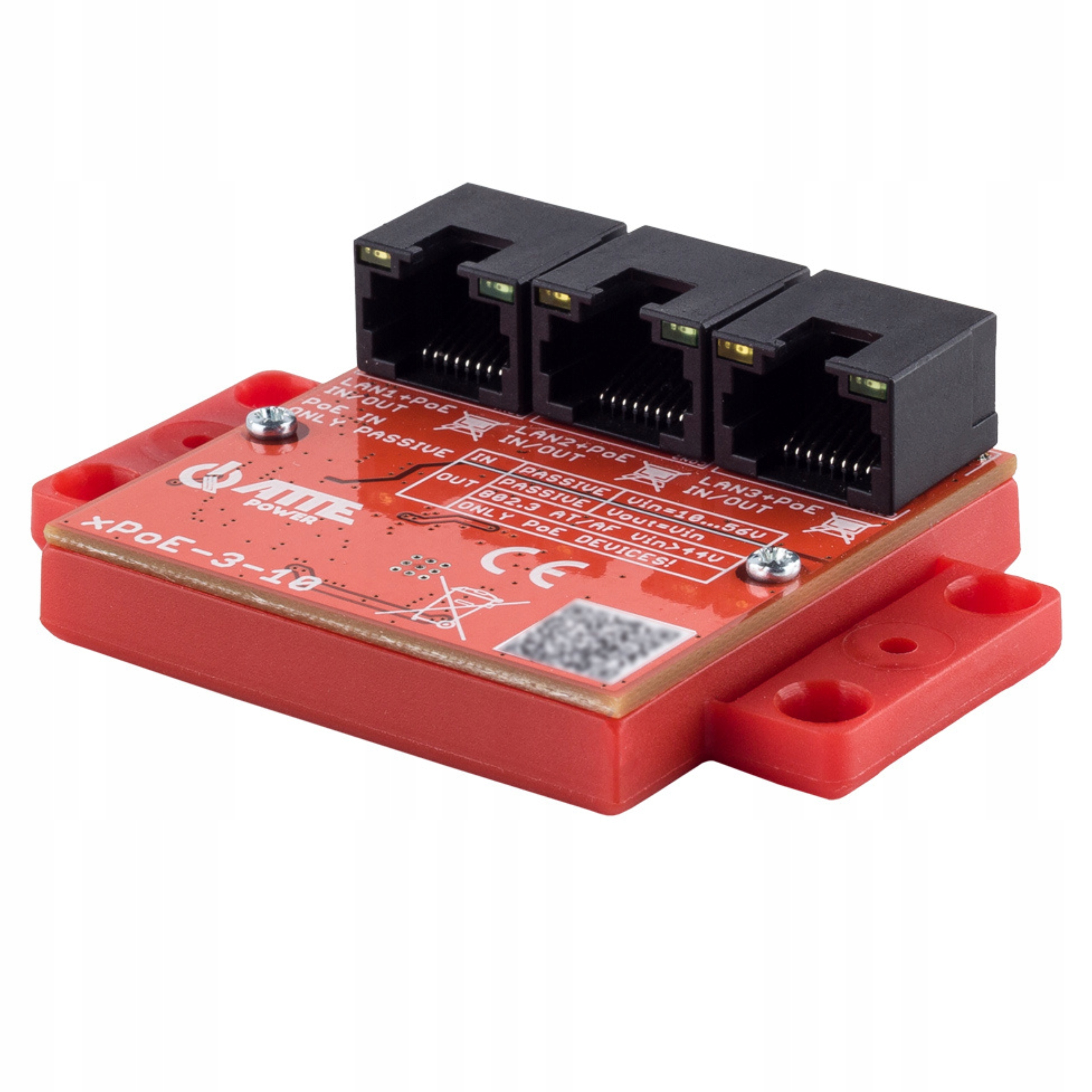 Mini-Switch PoE Atte xPoE-3-10 3-portový