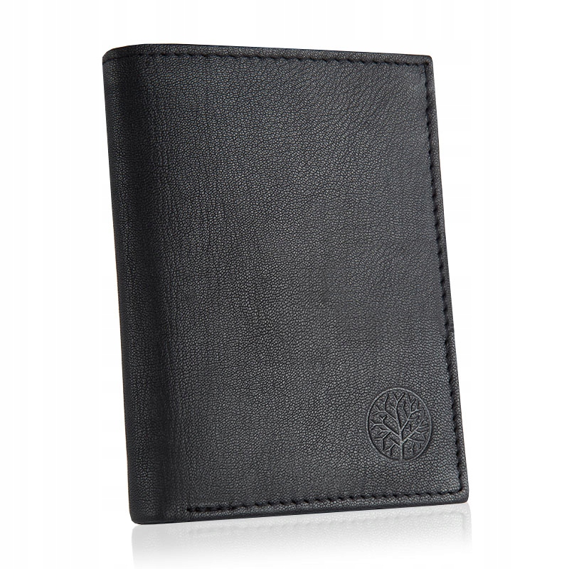 Portfel męski Optimal Betlewski skórzany dla Taty na Dzień Ojca Rfid karty