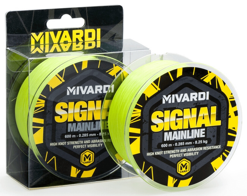 Mivardi Żyłka Karpiowa Signal Mainline 1200m 0,385mm Fluo Żółta